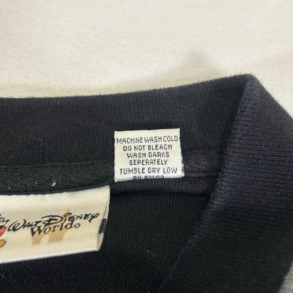 Vintage Walt Disney World 2000 Men's XXL Black Short Sleeve Golf‎ Polo Shirt